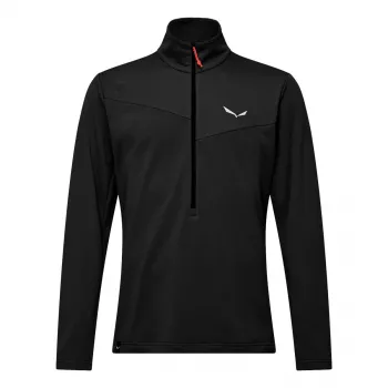Salewa Puez Cammino Polarlite Half-Zip Fleece Men's Black Out L