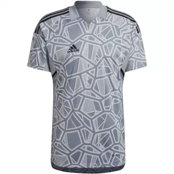 ADIDAS Men's Condivo 22 Goalkeeper Shirt Short Sleeve Grey Four