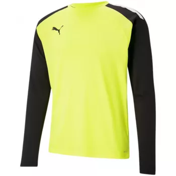 PUMA teamPACER GK LS Men's Goalkeeper Sweatshirt Yellow-Black XL
