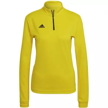 adidas Entrada 22 Top Training Sweatshirt Yellow HI2130 2XS
