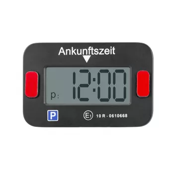 LogiLink Electronic Parking Disc, KBA-Certified, Black