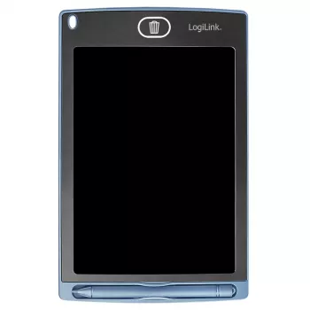 LogiLink LCD Writing Tablet 8.5, Single Colour, with 2 Magnets, Blue