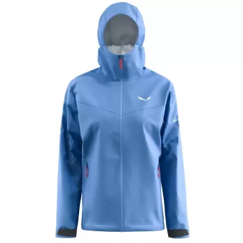 Salewa Puez Aqua 4 PTX 2.5L Women's Rain Jacket Morning Blue M