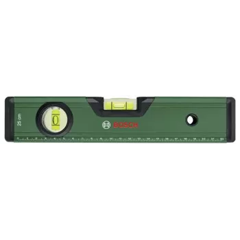 BOSCH DIY Spirit Level 25 cm Green with V-Groove and Milled Base