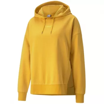 PUMA HER Hoodie TR Women's Relaxed Fit Pullover Hoodie Pale Lemon