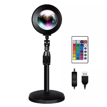 LOGILINK LED Sunset Lamp, 5W, with Remote Control