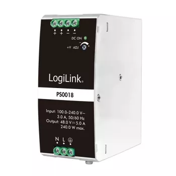 LogiLink Professional DIN rail power supply 240 W 48 V