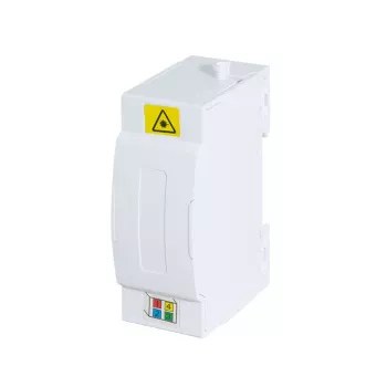 LogiLink FTTH termination box for DIN rail mounting, 4 ports, White