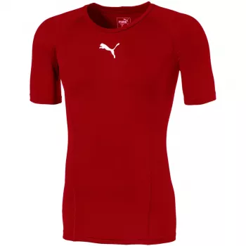 Puma LIGA Baselayer Short Sleeve Men's T-Shirt Red 655918 01 XL