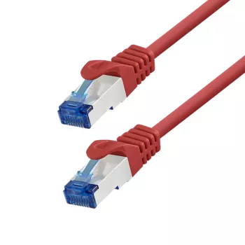 LogiLink Cat.6A S/FTP LSZH Patch Cable, CCA, Red, 7,5m, EconLine