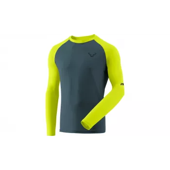 Salewa Dynafit Alpine Pro Long Sleeve Running Shirt, Men's, Ultra Yellow, Size L