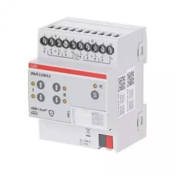 ABB JRA/S2.230.5.2 KNX Roller Shutter/Blind Actuator, 2-Channel, 230 V AC, 5 A, DIN Rail