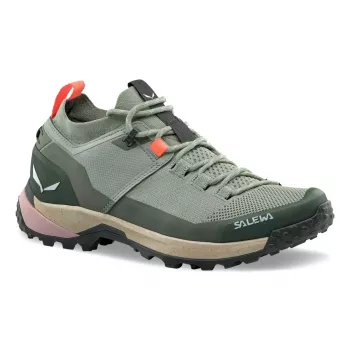 Salewa Puez 2 Knit PTX Women's Low Hiking Shoes - Shadow/Olive - EU 41
