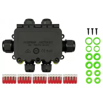 Kabelmeister IP68 6-Way Tool-Free Junction Box