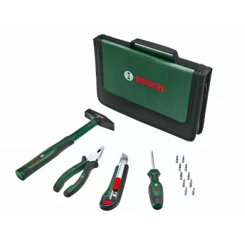 BOSCH Easy Starter 14-Piece Hand Tool Set with Case