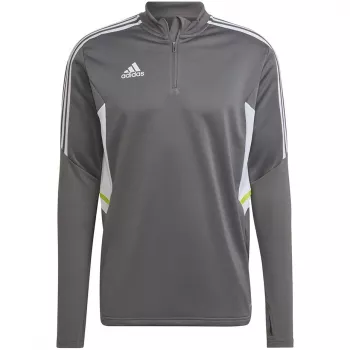 adidas Condivo 22 men's training sweatshirt 1/2 zip grey/white HD2312