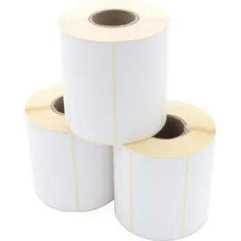 ARTDEV Thermal Transfer Labels 100 x 50 mm, 40 mm Core, 103 mm Roll, 930 Labels, White