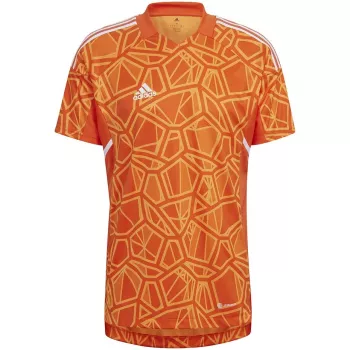 ADIDAS Men's Condivo 22 Goalkeeper Shirt Short Sleeve Solar Orange HB1621