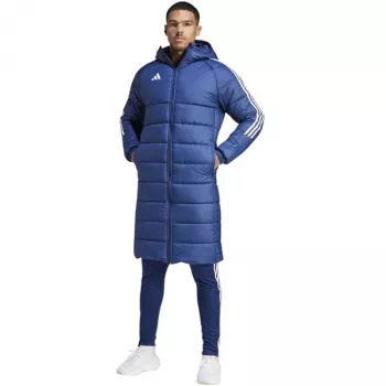 adidas Men's Tiro 24 Long Padded Jacket Team Navy Blue 2 / White Size M