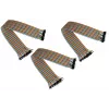 Kabelmeister 40-Pin jumper wire set, 3 ribbons (male-male, female-female, male-female), 20 cm, 24 AWG, rainbow colours, for Arduino, Raspberry Pi, breadboard