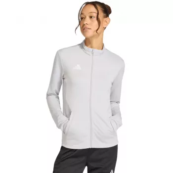 adidas Entrada 26 Women's Training Jacket, Grey, JZ6598, Size XL