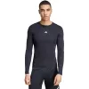 adidas Techfit long-sleeve training shirt men's black L
