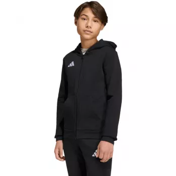 adidas Entrada 26 Full Zip Hoodie Children Black 116cm