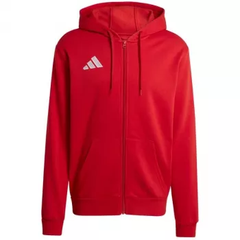 adidas Entrada 26 Full-Zip Hoody Men's Red Size S