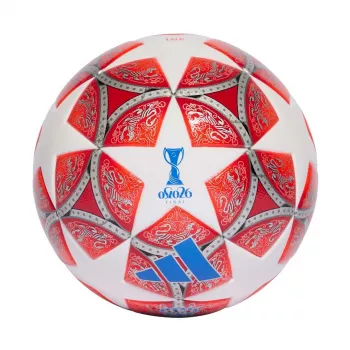 adidas women's UCL 25/26 Final League football size 5 white red JW1326