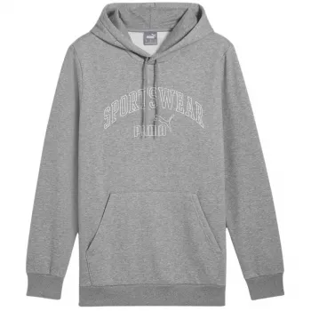 PUMA Essentials+ Logo LAB Gradient Hoodie - Medium Grey Heather - Men's Medium