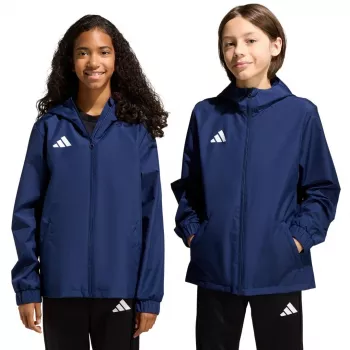 adidas Entrada 26 All Weather Kids' Jacket Navy Blue 140cm JZ9103