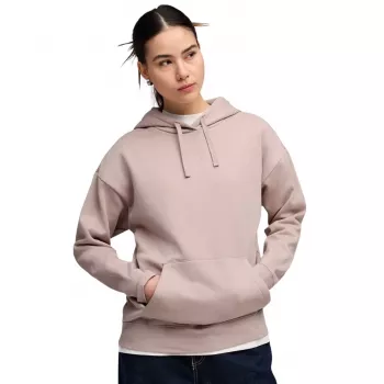 Puma ESS Centered Cat Logo Relaxed Hoodie Women's Pink Size M