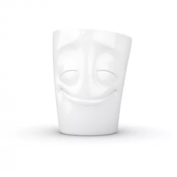 FIFTYEIGHT PRODUCTS T018301 Amused White Mug 350 ml