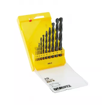 DEWALT DT5911-QZ HSS-R Metal Drill Bit Set Black Oxide, 10 pcs