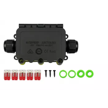 KABELMEISTER 2-Way Tool-free IP68 Cable Junction Box