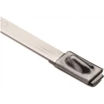 HellermannTyton MBT14SS-SS304-ML Stainless Steel Cable Ties 362x4.6mm, 100-Pack