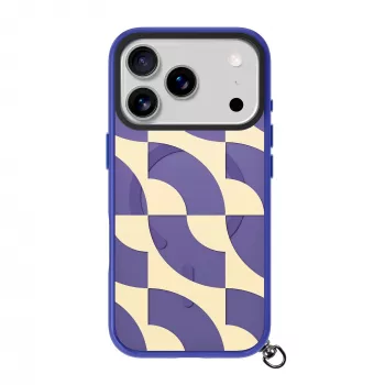 LAUT Keyko Pop Case for iPhone 17 Pro Max, Indigo Tide