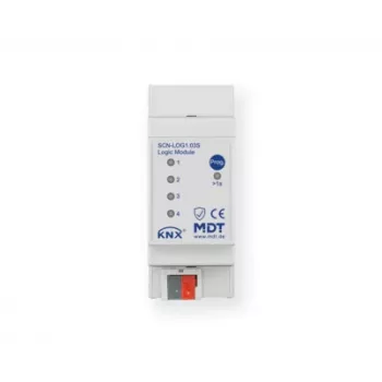 MDT KNX Logic Module 2TE REG Secure, 200 Logic Blocks, DIN Rail, KNX Secure