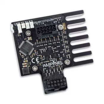 Aqua Computer AMPINEL 12V-2x6 Graphics Card Power Management Module, 650 W, OLED, RGBpx, Type B