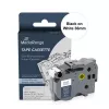 MediaRange MRBTZ261 Laminated Label Tape Cassette 36mm Black on White for Brother P-Touch