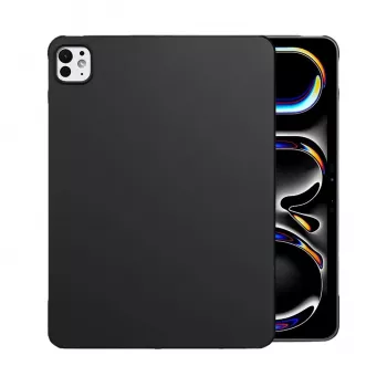 MRDISC Back Case for Apple iPad Pro M4 Black TPU - Slim Shock-Absorbing Case with Raised Edges, Scratch-Resistant Matte Surface, Precise Cutouts (MG-BCIPTABPROM4SW)