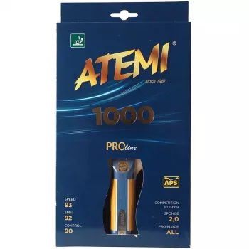 Neuer Atemi 1000 Pro Anatomic Table Tennis Bat