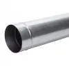 Stove Pipe with Diameter 160 mm, 1 m, Black Steel, Single-Wall, High-Temperature