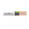 BVV-P 2x2.5 mm² White PVC Flat Cable, 25 m Roll, 450/750 V