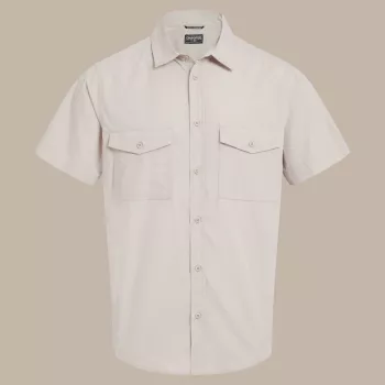 Craghoppers Kiwi II Short Sleeved Shirt - Oatmeal - L