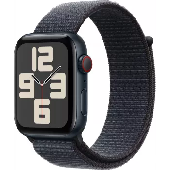 Apple Watch SE 2 GPS + Cellular 44mm, Midnight, Sport Loop (MRHC3ET/A)