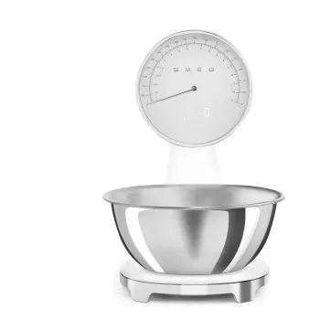 Smeg KSF01WHWW 50's Style Kitchen Scale, 1.8 L, White