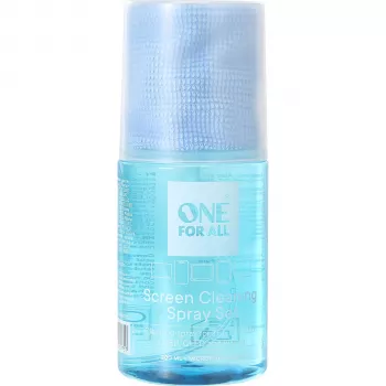 One For All CS4020 Screen Cleaning Kit with 200 ml Spray and Microfibre Cloth