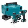 Makita CLX252SAJ 12V max CXT Cordless Combo Set with Drill Driver DF333D, Impact Driver TD110D, 2x 2.0Ah Batteries, Charger and Makpac Case