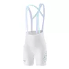 ROCKBROS Women's Cycling Bib Shorts YDDK017-1 TVI with 3D Gel Padding, White, Size L